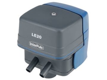 Interpuls Elektro-Pulsator "LE20" 24 V DC, mit Luftfilter, Anschluss 2 x Milchschlauch, 1/2" Vakuumleitung Interpuls Elektro-Pulsator "LE20" 24 V DC, mit Luftfilter, Anschluss 2 x Milchschlauch, 1/2" Vakuumleitung
