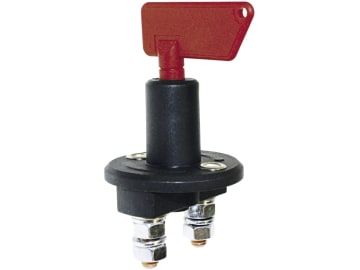 Batterietrennschalter, 12 – 24 V, 2 x Schraubanschluss M 8, 083 856 001 Batterietrennschalter, 12 – 24 V, 2 x Schraubanschluss M 8, 083 856 001