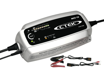 CTEK™ Batterieladegerät "MXS 10", 8-stufig, Ladestrom max. 10 A, mit Ladezustandsanzeige CTEK™ Batterieladegerät "MXS 10", 8-stufig, Ladestrom max. 10 A, mit Ladezustandsanzeige