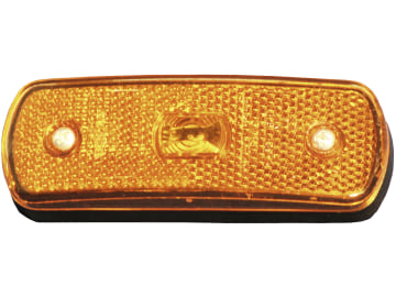 LED-Seitenmarkierungsleuchte oval, gelb, 104,3 x 36,3 x 19,6 mm, 12 – 24 V, ohne Haltewinkel LED-Seitenmarkierungsleuchte oval, gelb, 104,3 x 36,3 x 19,6 mm, 12 – 24 V, ohne Haltewinkel