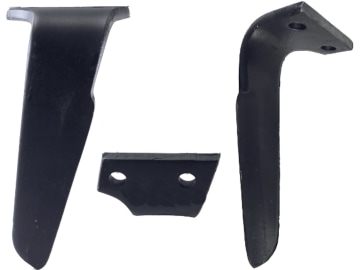 Kreiseleggenzinken rechts 110 x 200 x 14 mm, Bohrung 16,5 mm, geschraubt für Kuhn Kreiseleggenzinken rechts 110 x 200 x 14 mm, Bohrung 16,5 mm, geschraubt für Kuhn