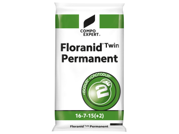 COMPO EXPERT Floranid®Twin Permanent feingekörnter NPK 16+7+15 Universal-Langzeitdünger, mit ISODUR® u. CROTODUR® 25 kg Sack COMPO EXPERT Floranid®Twin Permanent feingekörnter NPK 16+7+15 Universal-Langzeitdünger, mit ISODUR® u. CROTODUR® 25 kg Sack