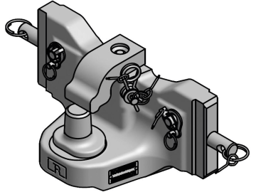 Rockinger Kupplungsbock "RO820K", Spurweite 330 mm/20 mm/30 mm, Stützlast 3,0 t, D-Wert 102 kN, RO820K3040C Rockinger Kupplungsbock "RO820K", Spurweite 330 mm/20 mm/30 mm, Stützlast 3,0 t, D-Wert 102 kN, RO820K3040C