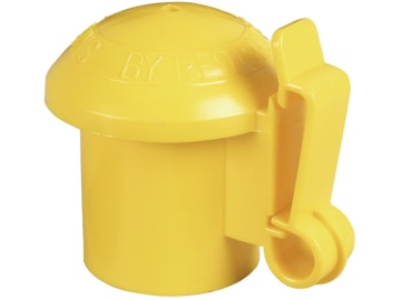 Patura Kopfisolator für T-Pfosten, Breitbänder bis 40 mm, Seile und Litzen gelb, 10 St., 173210 Patura Kopfisolator für T-Pfosten, Breitbänder bis 40 mm, Seile und Litzen gelb, 10 St., 173210