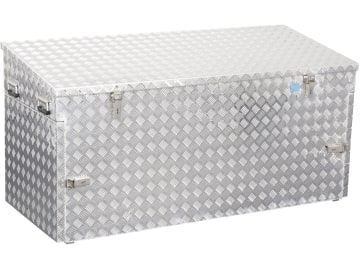 ALUTEC Transportbox "R 883", 883 l, B x H x T: 1.700 x 750/850 x 700 mm, Deckel mit Gasdruckdämpfern ALUTEC Transportbox "R 883", 883 l, B x H x T: 1.700 x 750/850 x 700 mm, Deckel mit Gasdruckdämpfern