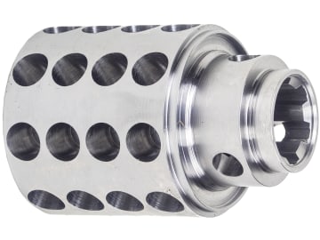 Walterscheid Nabe, Profil 1 3/8" 6, Verschluss Ziehverschluss ZV, offen, für Sternratschenkupplungen K32, 33, 34 Walterscheid Nabe, Profil 1 3/8" 6, Verschluss Ziehverschluss ZV, offen, für Sternratschenkupplungen K32, 33, 34