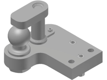 Rockinger Zwangslenkung "K50", links für Zugpendel mit Kugelkupplung "RO826L24", ROE75L094 Rockinger Zwangslenkung "K50", links für Zugpendel mit Kugelkupplung "RO826L24", ROE75L094