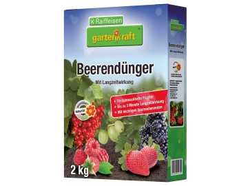 gartenkraft® Beerendünger mit Langzeitwirkung 2 kg Schachtel gartenkraft® Beerendünger mit Langzeitwirkung 2 kg Schachtel
