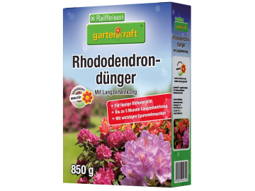 gartenkraft® Rhododendrondünger mit Langzeitwirkung 850 g Schachtel gartenkraft® Rhododendrondünger mit Langzeitwirkung 850 g Schachtel