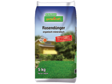 gartenkraft® Rasendünger organisch-mineralisch 5 kg Beutel gartenkraft® Rasendünger organisch-mineralisch 5 kg Beutel