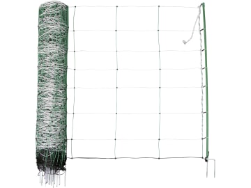 Ako Schafzaun "TopLine Plus Net" 108 cm/50 m, Pfähle mit Doppelspitze, 27328 Ako Schafzaun "TopLine Plus Net" 108 cm/50 m, Pfähle mit Doppelspitze, 27328