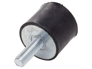 Gummi-Metall-Puffer 30 x 25 mm, M 8, einfach, für Fahrerkabine von Fendt Farmer 106, 5 S Gummi-Metall-Puffer 30 x 25 mm, M 8, einfach, für Fahrerkabine von Fendt Farmer 106, 5 S