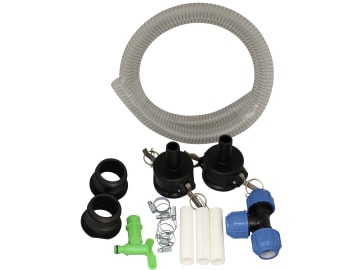 IBC Tankverbinderset DN25 für 2 Tanks Passend für Abgang kleiner Hahn (Klicksystem) 0,5" IBC Tankverbinderset DN25 für 2 Tanks Passend für Abgang kleiner Hahn (Klicksystem) 0,5"
