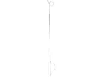 Patura Zaunpfahl Federstahl weiß, rund 7 mm, mit Ösenisolator 1,07 m, 10 St., 164220 Patura Zaunpfahl Federstahl weiß, rund 7 mm, mit Ösenisolator 1,07 m, 10 St., 164220