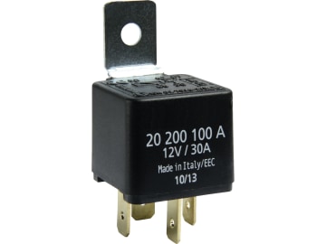Herth + Buss Relais 12 V 30 A, 4-polig, Schließer, mit Haltelasche, 75 613 121 Herth + Buss Relais 12 V 30 A, 4-polig, Schließer, mit Haltelasche, 75 613 121