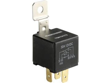 Herth + Buss Relais 12 V 20 A; 30 A, 5-polig, Wechsler, mit Diode und Haltelasche, 75 613 173 Herth + Buss Relais 12 V 20 A; 30 A, 5-polig, Wechsler, mit Diode und Haltelasche, 75 613 173