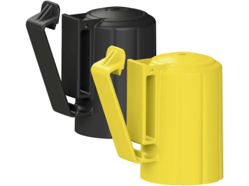 Ako Kopfisolator "T-Post" gelb; schwarz 10 St. Ako Kopfisolator "T-Post" gelb; schwarz 10 St.