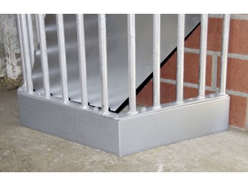 Growi® Sockel Höhe 220 mm für Großraum-Heuraufe, Heuraufe "Lento", 5460 Growi® Sockel Höhe 220 mm für Großraum-Heuraufe, Heuraufe "Lento", 5460