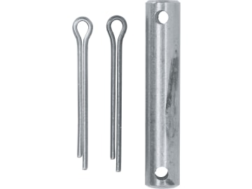 Suevia Achse 6 x 32 mm, Messing, mit 2 Splintlöchern, für Tränkebecken, 132.0507 Suevia Achse 6 x 32 mm, Messing, mit 2 Splintlöchern, für Tränkebecken, 132.0507