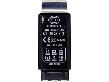 Hella® Warnblinkgeber 12 V/18 W, 2+1+1(8)x18, 6-polig, 4DN 008 768-151 Hella® Warnblinkgeber 12 V/18 W, 2+1+1(8)x18, 6-polig, 4DN 008 768-151