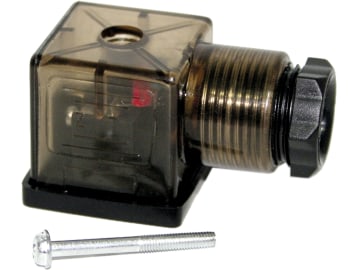 Magnetstecker inkl. Schraube und Dichtung für 6/2-Wegeventil "TB", 12 V DC, G 3/8" Magnetstecker inkl. Schraube und Dichtung für 6/2-Wegeventil "TB", 12 V DC, G 3/8"