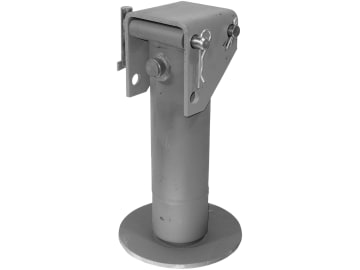 Stützfuß Stützlast 5,0 t, Höhe 445 - 695 mm, Hub 250 mm, hydraulisch, einfachwirkend mit Feder Stützfuß Stützlast 5,0 t, Höhe 445 - 695 mm, Hub 250 mm, hydraulisch, einfachwirkend mit Feder