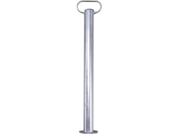 Schiebestütze, Ø 48 mm, Länge 600 mm, mit Metall-Griff, ohne Klemmbügel, für PKW-Anhänger Schiebestütze, Ø 48 mm, Länge 600 mm, mit Metall-Griff, ohne Klemmbügel, für PKW-Anhänger