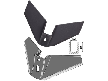 Industriehof® Flügelschar 420 mm x 45 – 75 mm für G-Blattfederzinken, Schwergrubberstiele, Bottmersdorf, Huard, Kuhn, 101.420-45-75-1 Industriehof® Flügelschar 420 mm x 45 – 75 mm für G-Blattfederzinken, Schwergrubberstiele, Bottmersdorf, Huard, Kuhn, 101.420-45-75-1