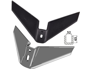 Industriehof® Flügelschar 480 mm x 45 – 75 mm für Huard, Kuhn, 101.480-45-75-2 Industriehof® Flügelschar 480 mm x 45 – 75 mm für Huard, Kuhn, 101.480-45-75-2