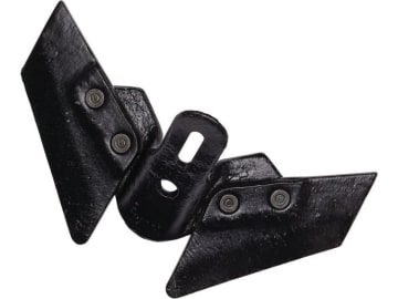 Industriehof® Flügelschar 370 mm x 45 – 75 mm für G-Blattfederzinken, Schwergrubberstiele, Köckerling, Rau, Vogel & Noot, 101.400-37NN Industriehof® Flügelschar 370 mm x 45 – 75 mm für G-Blattfederzinken, Schwergrubberstiele, Köckerling, Rau, Vogel & Noot, 101.400-37NN