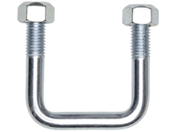 Industriehof® Bügelschraube L x B innen 55 x 51 mm, M 12 x 1,75 - 8.8 mit selbstsichernden Muttern, 101.10404-3 Industriehof® Bügelschraube L x B innen 55 x 51 mm, M 12 x 1,75 - 8.8 mit selbstsichernden Muttern, 101.10404-3