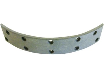 Bremsbelag, 188 x 30 x 5 mm, Ø 180 mm, Bohrungen 10, Traktor D-Reihe, für Deutz-Fahr Bremsbelag, 188 x 30 x 5 mm, Ø 180 mm, Bohrungen 10, Traktor D-Reihe, für Deutz-Fahr