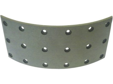 Bremsbelag, 205 x 89 x 5 mm, Bohrungen 18, für David Brown 1200, 1210, 1212, 1390, 1490 Bremsbelag, 205 x 89 x 5 mm, Bohrungen 18, für David Brown 1200, 1210, 1212, 1390, 1490
