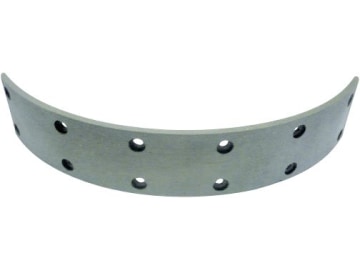 Bremsbelag, 330 x 60 x 6 mm, Ø 300 mm, Bohrungen 12, Fußbremse Traktor Intrac 2002, 2003, für Deutz-Fahr Bremsbelag, 330 x 60 x 6 mm, Ø 300 mm, Bohrungen 12, Fußbremse Traktor Intrac 2002, 2003, für Deutz-Fahr