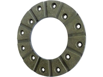 Ringbelagsatz, Ø außen 127 mm x Ø innen 70 mm, Stärke 4,7 mm, Handbremse TC 52 – 57, TF 42 – 46, TX 30 – 36, für Ford Ringbelagsatz, Ø außen 127 mm x Ø innen 70 mm, Stärke 4,7 mm, Handbremse TC 52 – 57, TF 42 – 46, TX 30 – 36, für Ford