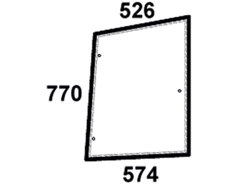 Seitenscheibe, grün, rechts, Siebdruck, für Case IH JX55 - JX95 - Kabine JX, Ford New Holland TD 55D - TD 95D - Kabine TDD Seitenscheibe, grün, rechts, Siebdruck, für Case IH JX55 - JX95 - Kabine JX, Ford New Holland TD 55D - TD 95D - Kabine TDD