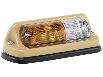 Hella® Blink- und Positionsleuchte eckig, vorn rechts, mit grundiertem Sockel, 2BE 001 278-021 Hella® Blink- und Positionsleuchte eckig, vorn rechts, mit grundiertem Sockel, 2BE 001 278-021