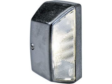 Hella® Kennzeichenleuchte links/rechts, R10W, 12 – 24 V, 102 x 55 x 56,5 mm, 2KA 003 389-061 Hella® Kennzeichenleuchte links/rechts, R10W, 12 – 24 V, 102 x 55 x 56,5 mm, 2KA 003 389-061