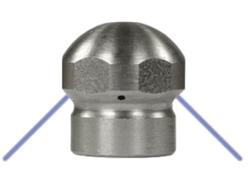 Rohrreinigungsdüse "ST-49", 1/8" IG, Düsengröße 06, Ø 15 mm, ohne Frontbohrung Rohrreinigungsdüse "ST-49", 1/8" IG, Düsengröße 06, Ø 15 mm, ohne Frontbohrung