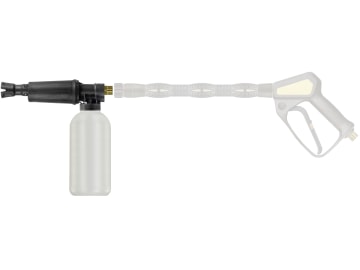 Schaumlanze "Easyfoamer ST-73.1" mit Dosierung und Flasche, Anschluss M 22 x 1,5 AG Schaumlanze "Easyfoamer ST-73.1" mit Dosierung und Flasche, Anschluss M 22 x 1,5 AG