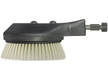 Waschbürste Ø 160 mm rotierend ohne Gelenk, M 18 IG, Borstenbesatz Perlon, weiß Waschbürste Ø 160 mm rotierend ohne Gelenk, M 18 IG, Borstenbesatz Perlon, weiß