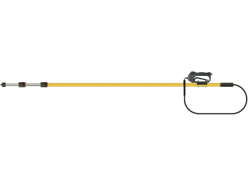 Teleskopsprührohr mit Pistole ST-601, stufenlos ausziehbar 2,9 – 7,4 m, inkl. Mundstück zur Düsenhalterung Teleskopsprührohr mit Pistole ST-601, stufenlos ausziehbar 2,9 – 7,4 m, inkl. Mundstück zur Düsenhalterung