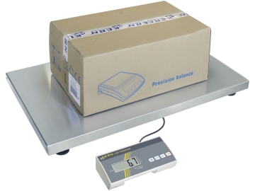Kern® & Sohn Plattformwaage "EOB", Wägebereich 50 g – 150 kg, Einteilung in 50 g, Wägeplatte B x T x H: 945 x 505 x 65 mm Kern® & Sohn Plattformwaage "EOB", Wägebereich 50 g – 150 kg, Einteilung in 50 g, Wägeplatte B x T x H: 945 x 505 x 65 mm