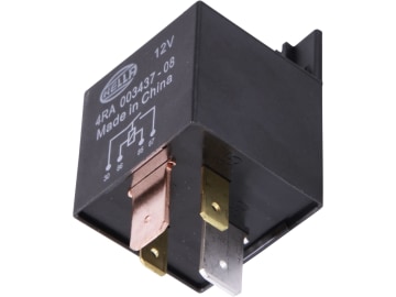 Hella® Relais 12 V, Hochleistungs-Schließer mit Öffner; Schließerkontakt, mit Halter, 4-polig, Flachsteckanschluss, 4RA 003 437-081 Hella® Relais 12 V, Hochleistungs-Schließer mit Öffner; Schließerkontakt, mit Halter, 4-polig, Flachsteckanschluss, 4RA 003 437-081
