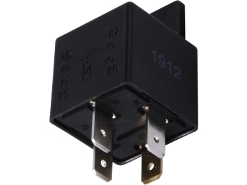 Hella® Relais 12 V, Schließer, mit Halter, 4-polig, Flachsteckanschluss, 4RA 965 400-071 Hella® Relais 12 V, Schließer, mit Halter, 4-polig, Flachsteckanschluss, 4RA 965 400-071
