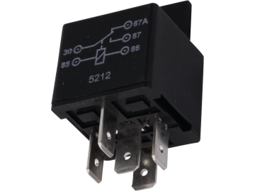 Hella® Relais 12 V, Öffner; Schließer; Wechsler, mit Halter, 5-polig, Flachsteckanschluss, 4RD 933 332-391 Hella® Relais 12 V, Öffner; Schließer; Wechsler, mit Halter, 5-polig, Flachsteckanschluss, 4RD 933 332-391