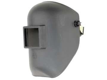 Schweißhelm aus PE (Polyethylen), schwarz, Filterkassette 110 x 90 mm, besonders leicht, ohne Gläser Schweißhelm aus PE (Polyethylen), schwarz, Filterkassette 110 x 90 mm, besonders leicht, ohne Gläser