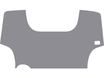 Fußmatte aus Gummi, hellgrau, für Ford New Holland Traktor TD, ab Bj. 08.12 Fußmatte aus Gummi, hellgrau, für Ford New Holland Traktor TD, ab Bj. 08.12