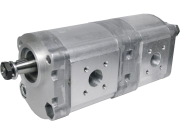 Hydraulikpumpe links doppelt Fördervolumen 16,0 cm³/U; 14,0 cm³/U, für Deutz-Fahr DX 85, 90, 110, 120, 6.10, 6.30, 6.31 SE Hydraulikpumpe links doppelt Fördervolumen 16,0 cm³/U; 14,0 cm³/U, für Deutz-Fahr DX 85, 90, 110, 120, 6.10, 6.30, 6.31 SE