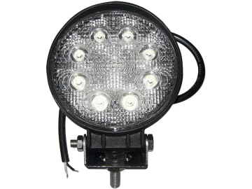 LED-Arbeitsscheinwerfer rund 1.600 lm, 10 – 30 V, 8 LEDs, Funkentstörung Klasse 3 LED-Arbeitsscheinwerfer rund 1.600 lm, 10 – 30 V, 8 LEDs, Funkentstörung Klasse 3